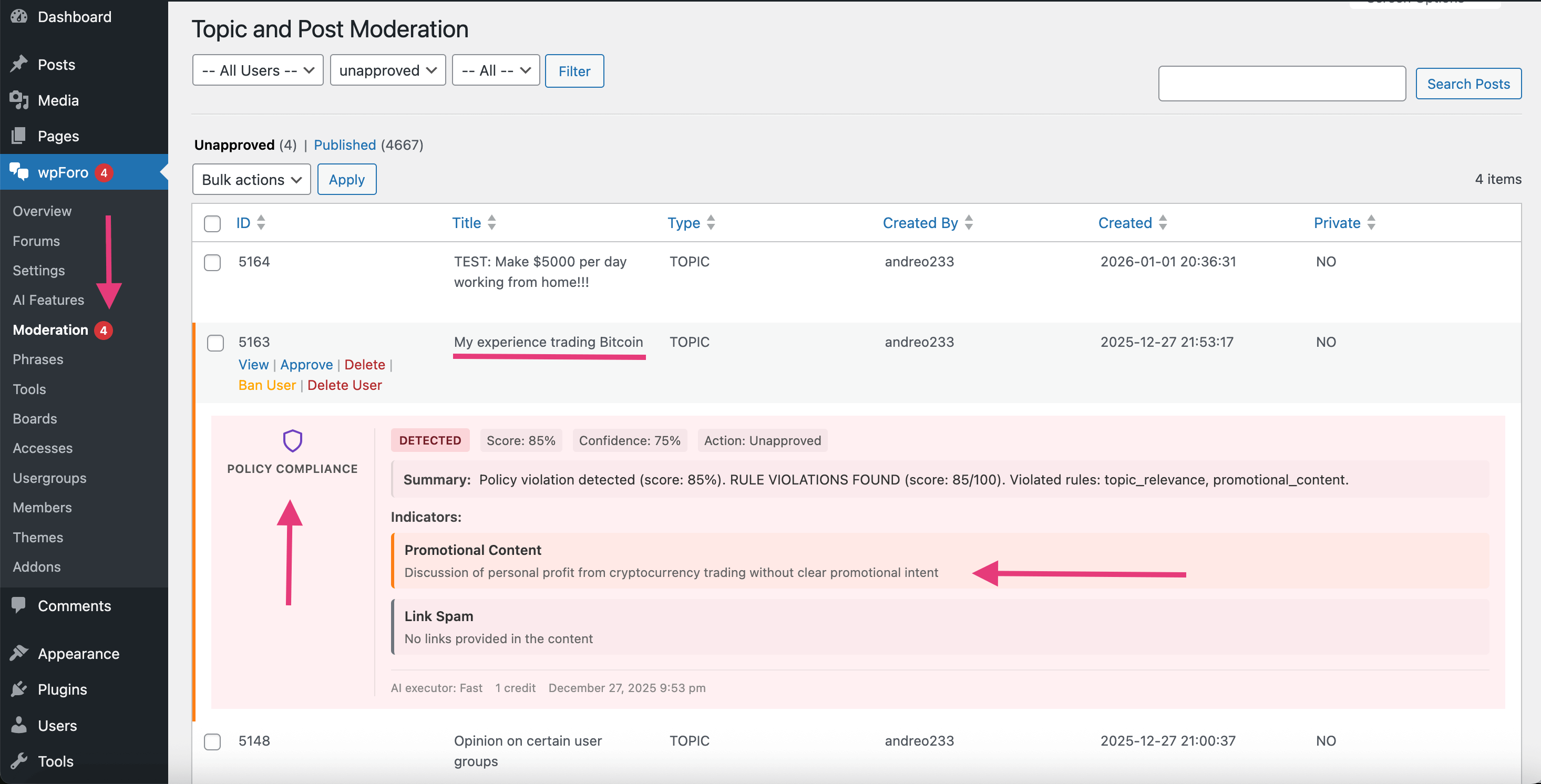 Policy Compliance Dashboard